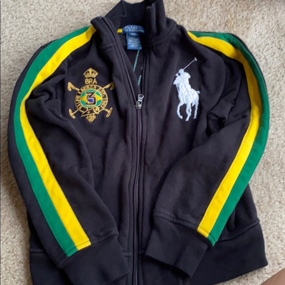 Polo boys Brazil zip up jacket